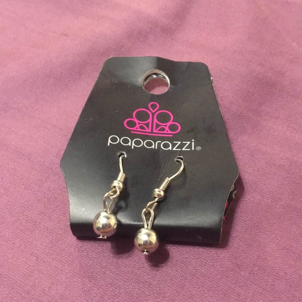Silver earrings